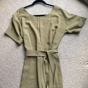 Everlane jumpsuit. Size 8. Soft olive/sage green